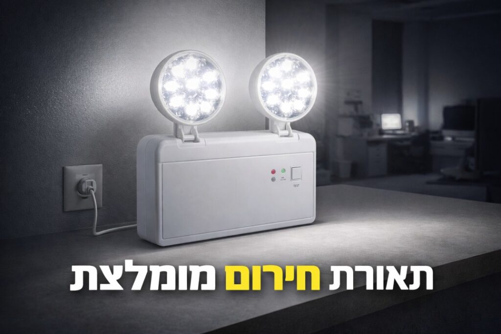 תאורת חירום מומלצת