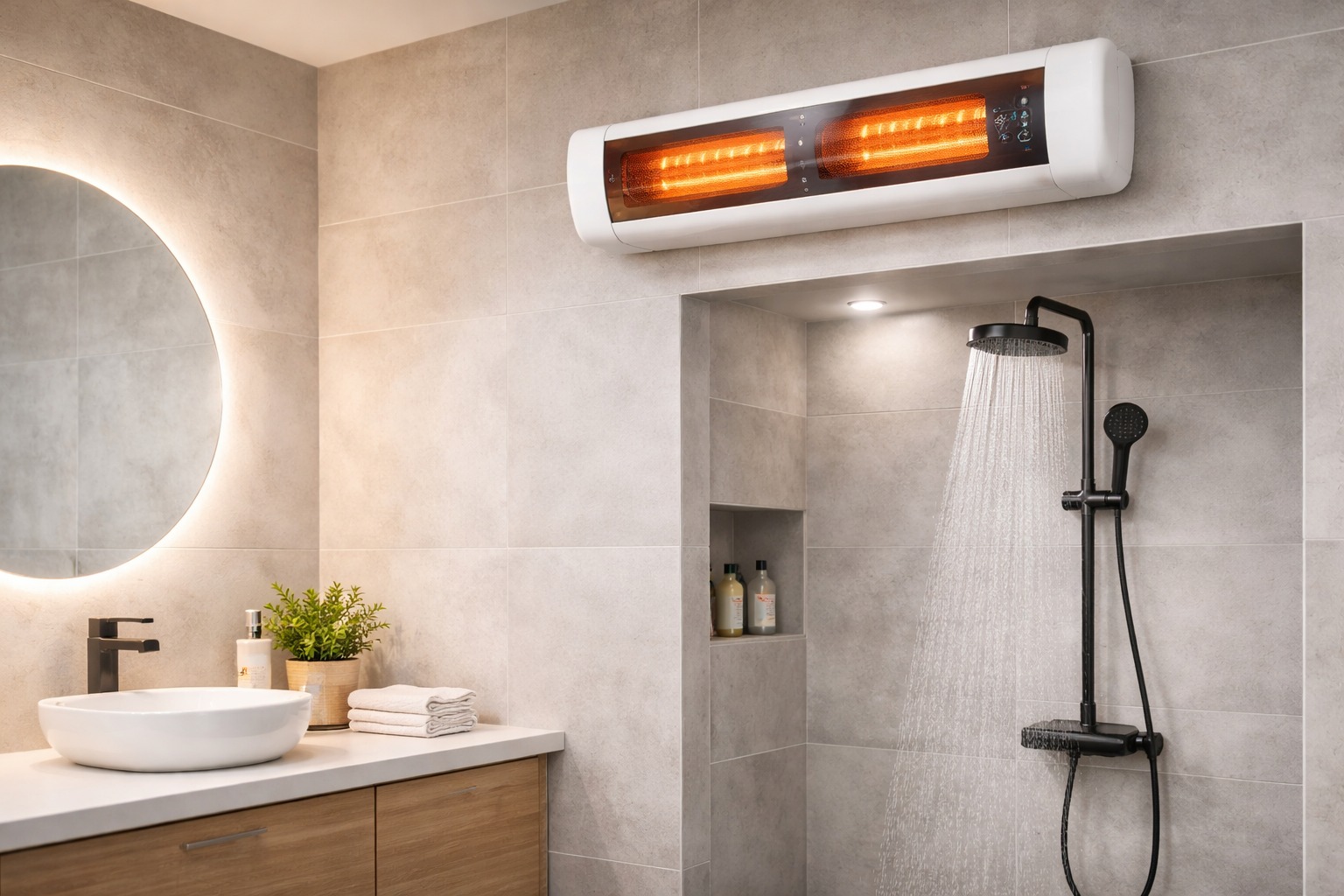 תנור אינפרא אדום לאמבטיה